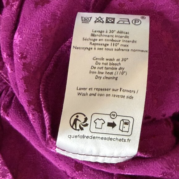 Sezane Editions Debbie Jumpsuit Romper Wide Leg Pants V Neck Back 38 US 6 - Picture 12 of 12